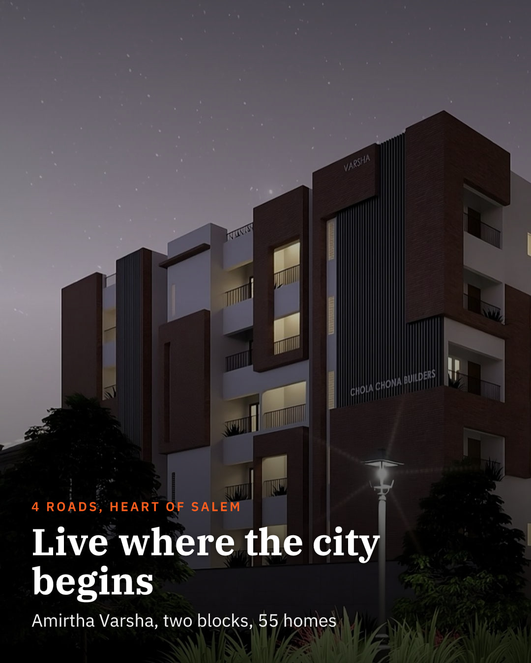 Amirtha Varsha - Chola Builders, Salem