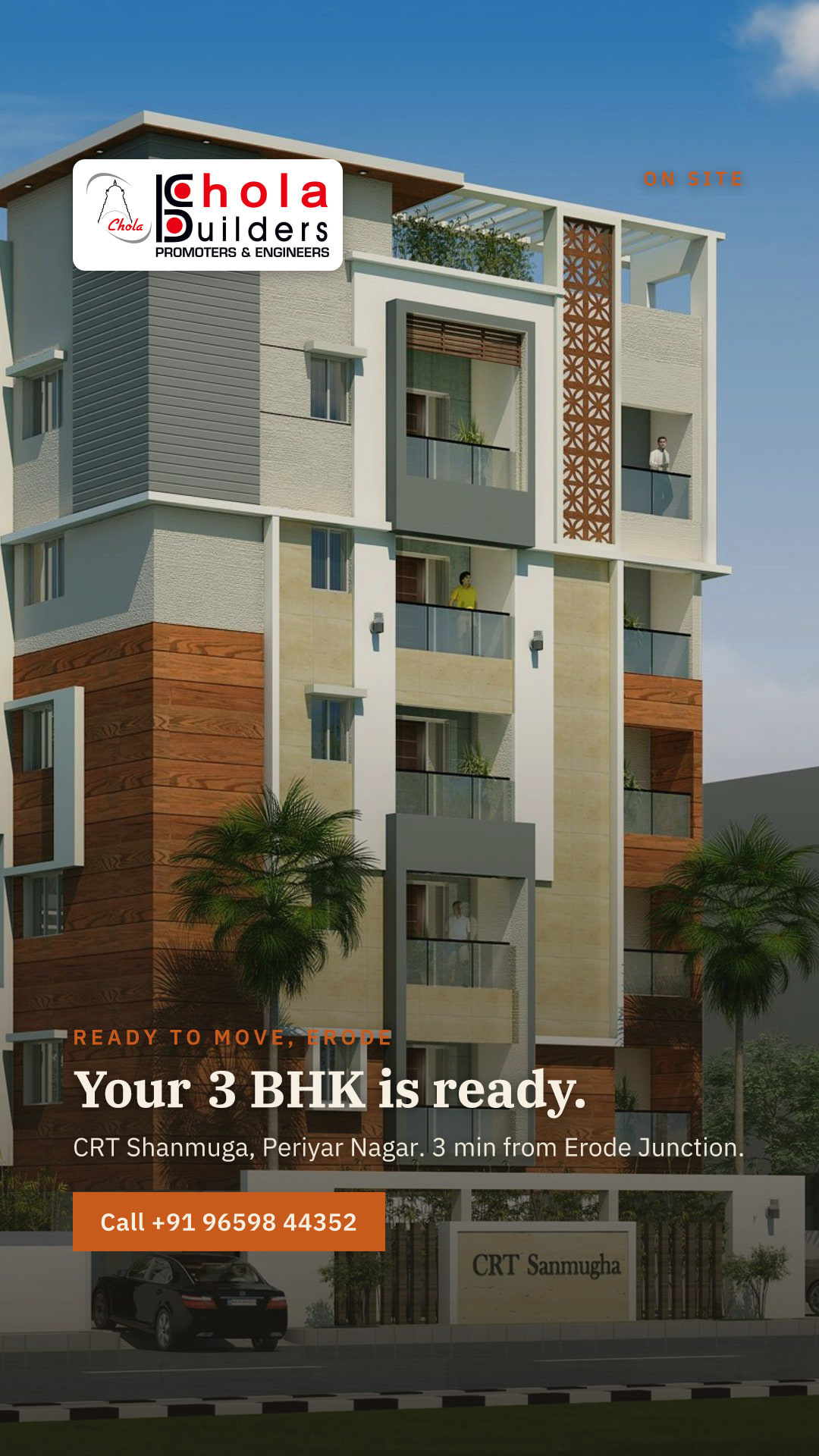 CRT Shanmuga - Chola Builders, Salem
